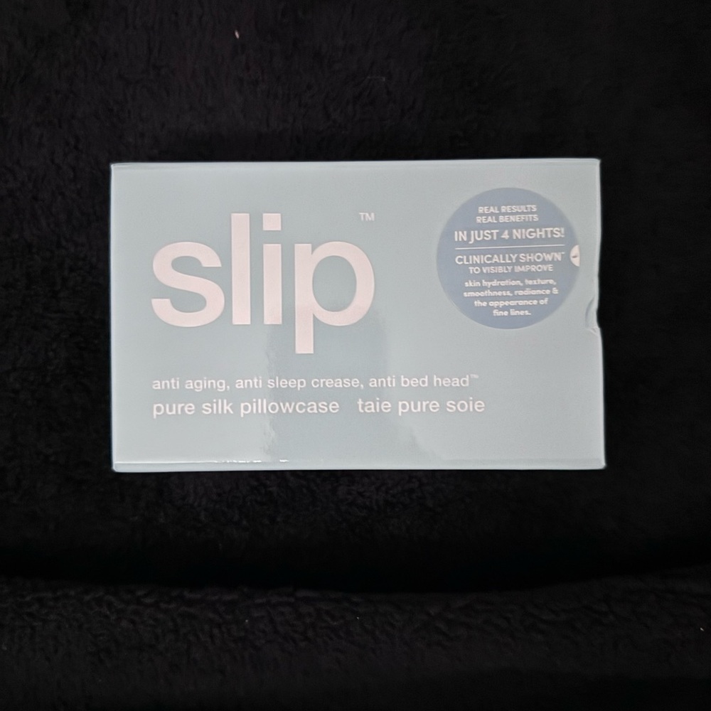 Slip Light Blue Pure Silk Pillowcase